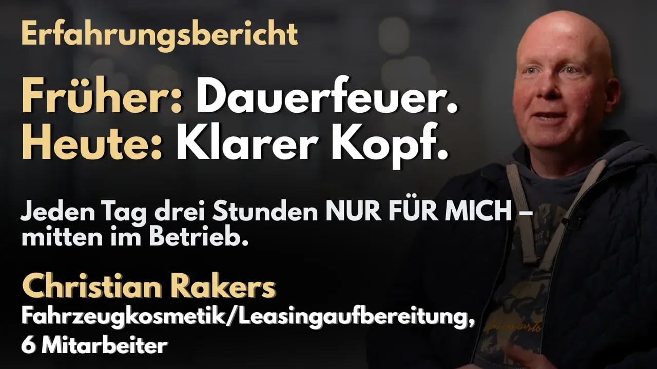 Erfahrungsbericht Christian Rakers