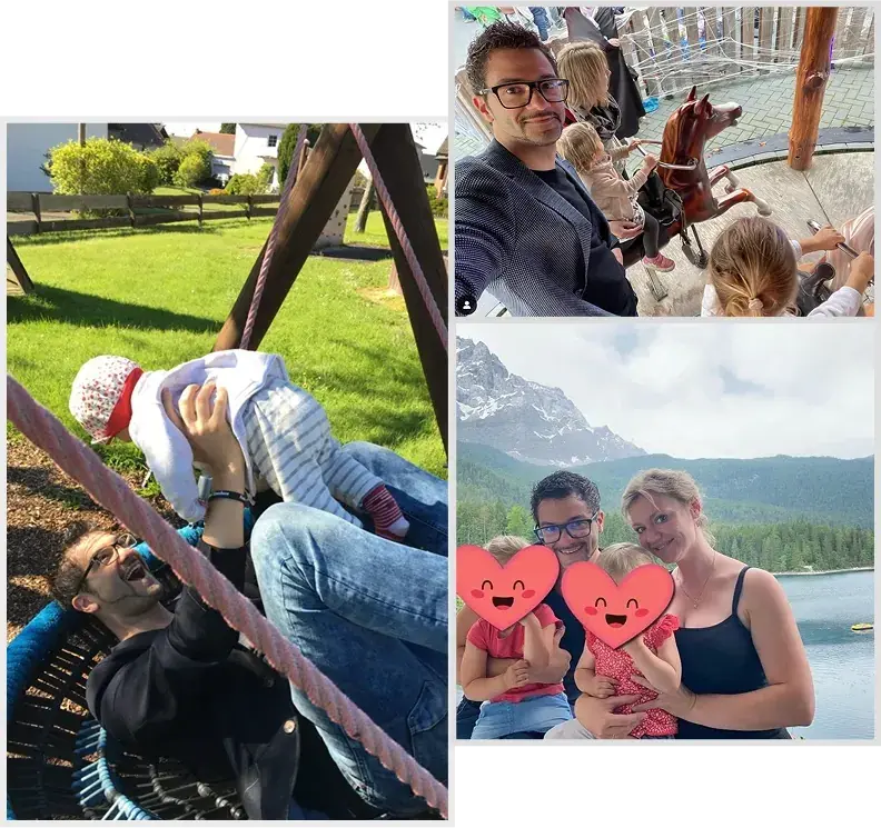 Raphael Stenzhorn mit Familie